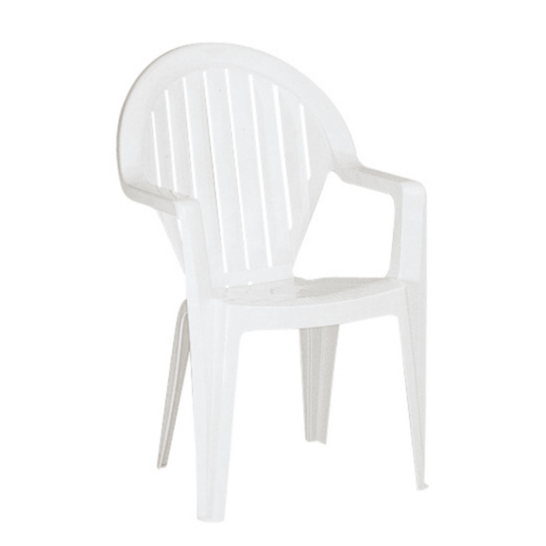 Fauteuil MIAMI CLUB Grosfillex Blanc  CHAPI CHAPO