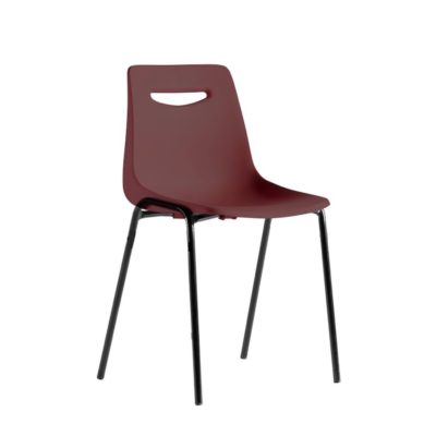 Chaise CAMPUS M2 Grosfillex Empilable Acajou 33846067