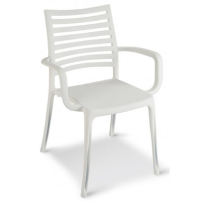 Fauteuil Grosfillex SUNDAY Blanc Glacier