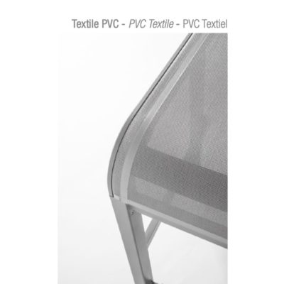 Textile PVC chaise Haute SUNSET Grosfillex