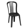 Chaise MIAMI BISTROT Grosfillex Noir