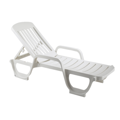 Bain de soleil MIAMI Grosfillex Blanc