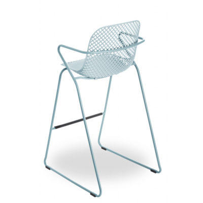 Chaise haute Ramatuelle 73' Grosfillex Bleu Ether design dossier