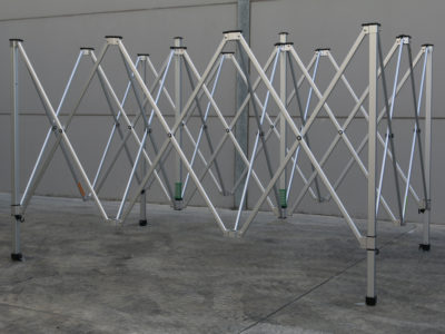 structure tente pliante aluminium 3x4,5m PS Pro