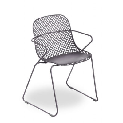 Chaise RAMATUELLE 73′ Grosfillex Gris Pavement