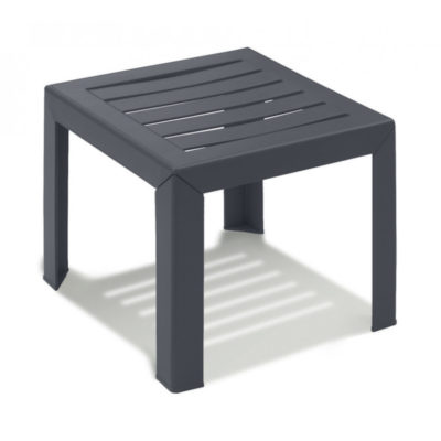 Table basse MIAMI Grosfillex 40x40 Anthracite