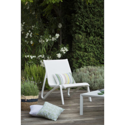 Fauteuil LOUNGE SUNSET Grosfillex Blanc/Blanc 58002096