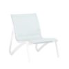 Fauteuil bas SUNSET Grosfillex Blanc Glacier / Turquoise Chiné 58008096