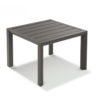 Table basse Sunset Grosfillex 50x50 aluminium Noir Volcanique