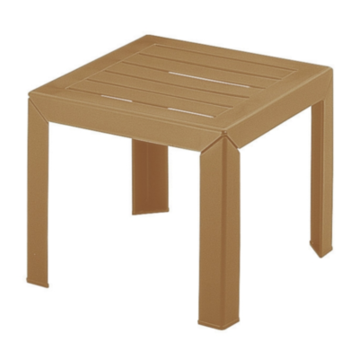 La table basse MIAMI Grosfillex 40x40 Bois