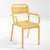 Fauteuil CANNES Grosfillex Jaune Indien