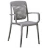 Fauteuil FACTORY Grosfillex Gris platinium