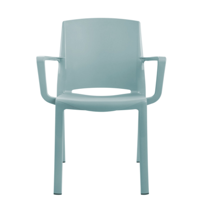 Fauteuil MILTON Grosfillex bleu ether