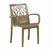 Fauteuil VEGETAL Grosfillex Taupe