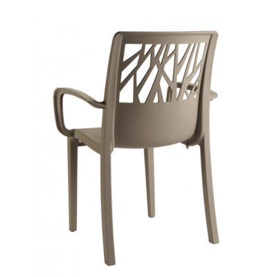 Fauteuil Végétal Grosfillex Taupe design