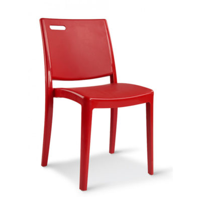 Chaise CILP Grosfillex Rouge Architectural