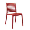 Chaise SUNDAY Grosfillex Rouge Bossa Nova