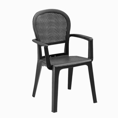 Fauteuil MADRAS Grosfillex anthracite