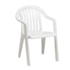 Fauteuil MIAMI BAS Grosfillex blanc