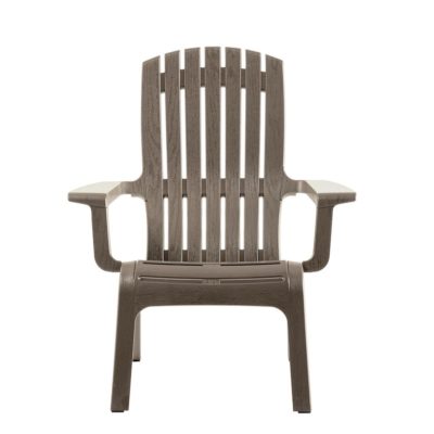 Fauteuil WESTPORT Adirondack Grosfillex Taupe face