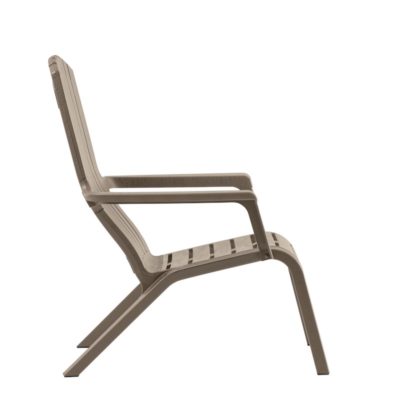 Fauteuil WESTPORT Adirondack Grosfillex Taupe design profil