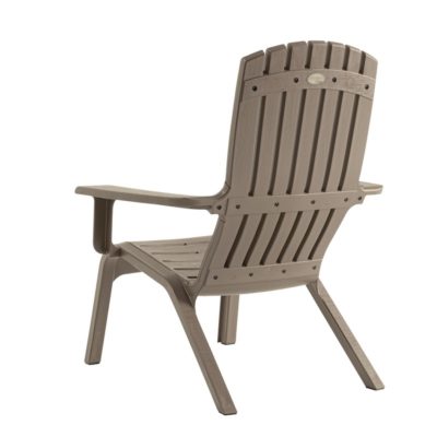 Fauteuil WESTPORT Adirondack Grosfillex Taupe dossier