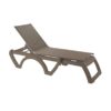 Bain de soleil JAMAICA BEACH Grosfillex Taupe / Taupe