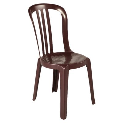 Chaise MIAMI BISTROT Grosfillex Acajou