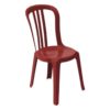 Chaise MIAMI BISTROT Grosfillex Rouge Bossa Nova