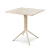 Table DUO RAMATUELLE 73' Grosfillex 70x70cm Crème Absolue