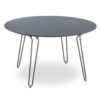 Table RAMATUELLE 73 Grosfillex ∅130cm Gris Pavement / Nero