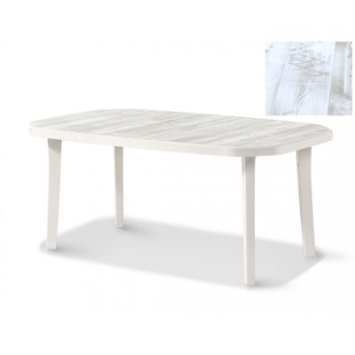 Table NORDIC 165x100cm Grosfillex Lin