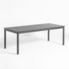 Table RAMATUELLE 160-210cm Grosfillex Original Nero