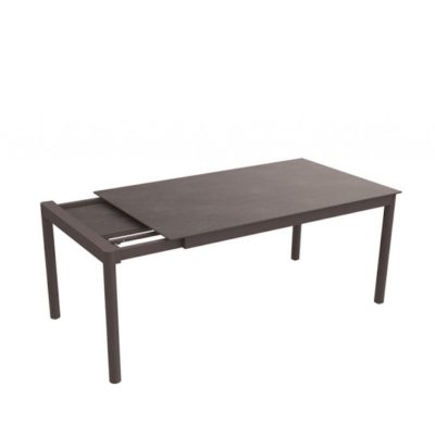 Table RAMAUTELLE 73' 160x210cm Grosfillex rallonge glissières