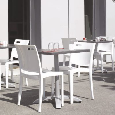 Tables ECOFIX 70x70cm Grosfillex