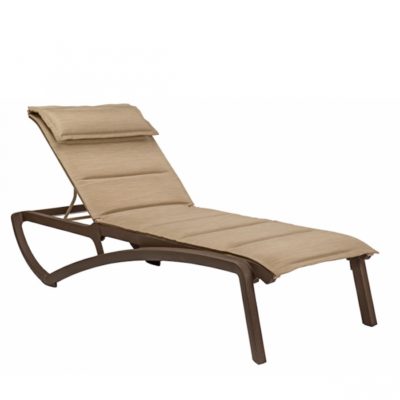 Bain de soleil SUNSET CONFORT Grosfillex Bronze / Brun Chiné