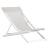 Transat chilienne SUNSET Grosfillex Blanc Glacier / Beige Chiné