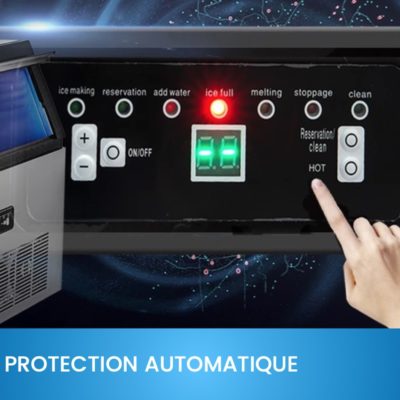 Location machine à glaçons professionnelle 34 Hérault 11 Aude 66 Pyrénées Orientales 12 Aveyron 30 Gard protection automatique