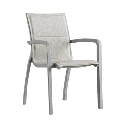 Fauteuil SUNSET CONFORT Grosfillex Gris / Beige Chiné