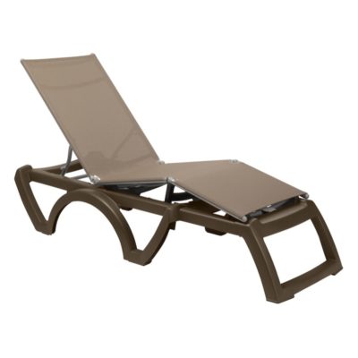 Bain de soleil BALI Grosfillex Taupe / Taupe