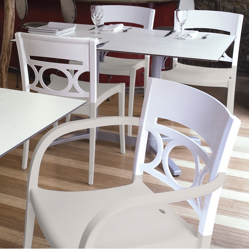 Pied de tale double ECOFIX Grosfillex Aluminium
