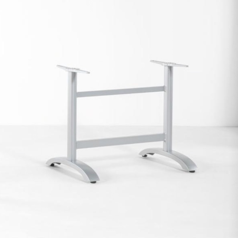 Pied double ECOFIX Grosfillex Aluminium Gris