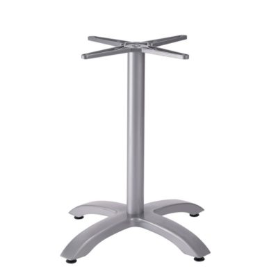 Pied de table ECOFIX Grosfillex Aluminium Gris