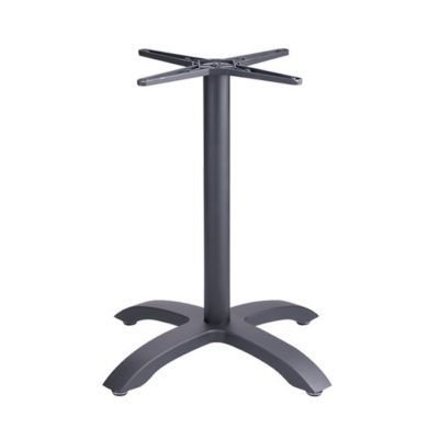 Pied de table ECOFIX Grosfillex Aluminium Noir