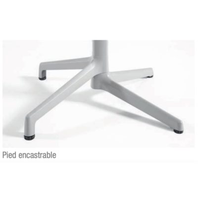 Pied de table encastrable GX2.0 Grosfillex