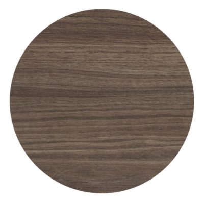 Plateau COMPACT Grosfillex ∅60cm Walnut Touch