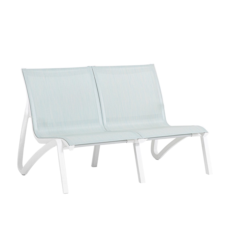 Banc WESTPORT Grosfillex Blanc - CHAPI CHAPO