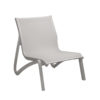 Fauteuil bas SUNSET Grosfillex Gris Platinium/Gris T30 58002289