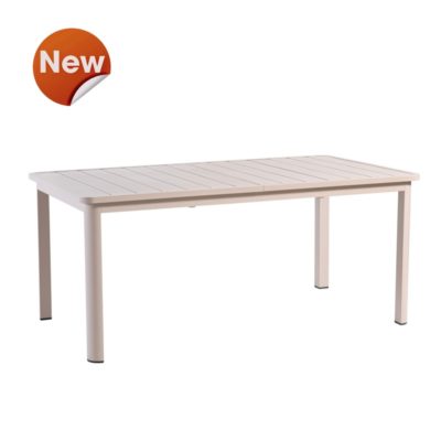 Table CANNES Grosfillex 173-233x100cm Havane