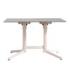 Table CANNES Grosfillex 110x69cm Havane / Gris Cryptic